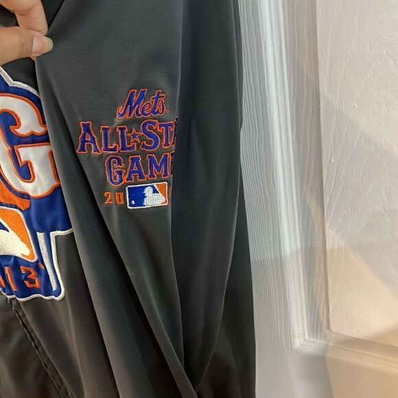 Mens New Majestic 2013 All Star Game Home Run Big Apple Track Jacket Size XLT - Picture 3 of 7